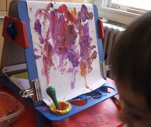 Beenie explores color and texture.